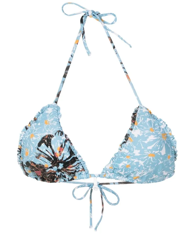 Clube Bossa Lieve Bikinioberteil mit Blumen-Print - Blau Blau