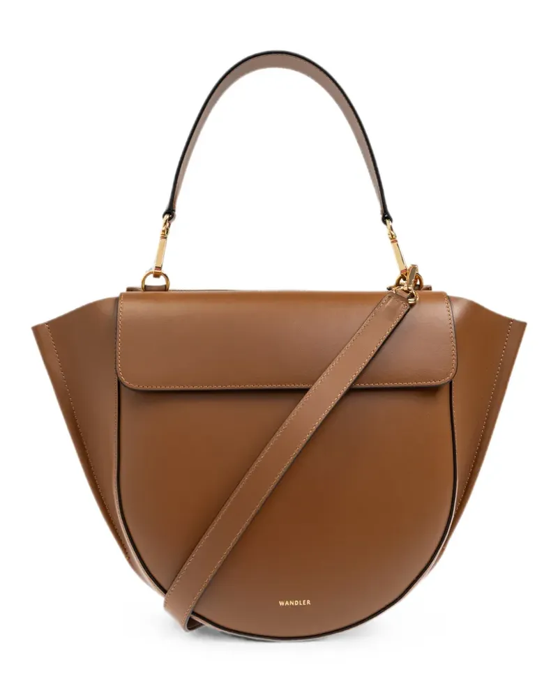 WANDLER Mittelgroße Hortensia Schultertasche - Braun Braun