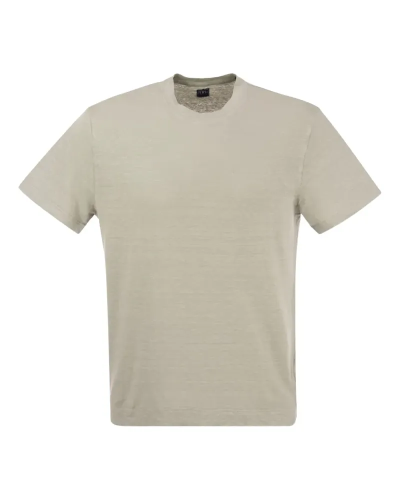 Fedeli T-Shirt aus Leinen - Nude Nude