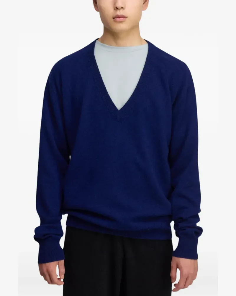extreme cashmere Ben V-neck sweater - Blau Blau