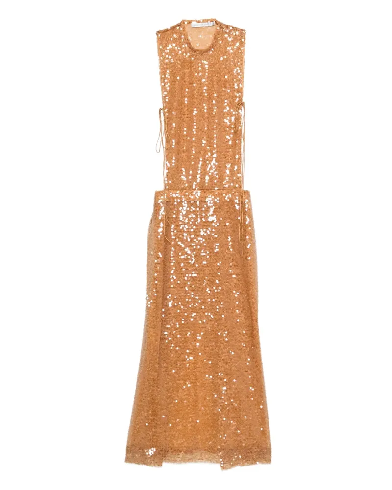 Christopher Esber Illuminate sequin-embellished gown - Gelb Gelb