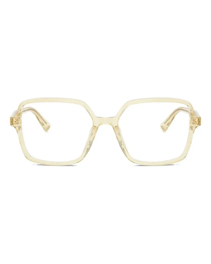 Jimmy Choo Brille mit eckigem Gestell - Nude Nude