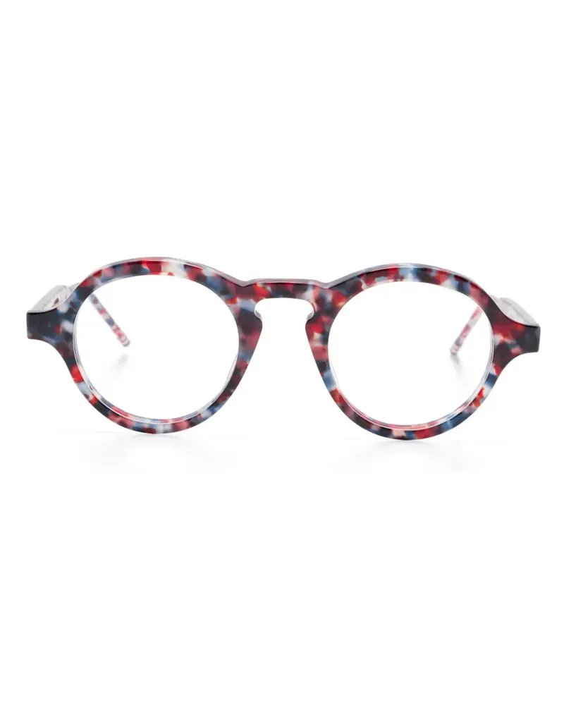 Thom Browne Brille mit rundem Gestell - Rot Rot