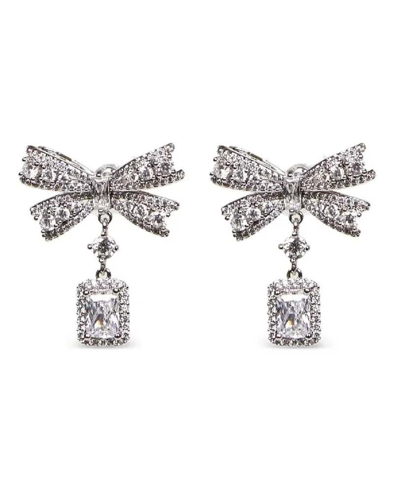 Self-Portrait Ohrringe mit Schleife - Silber Silber