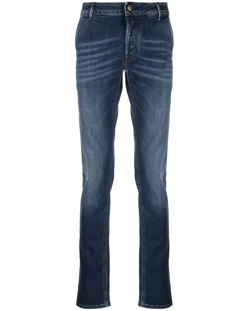 Hand Picked Parma Straight-Leg-Jeans - Blau Blau