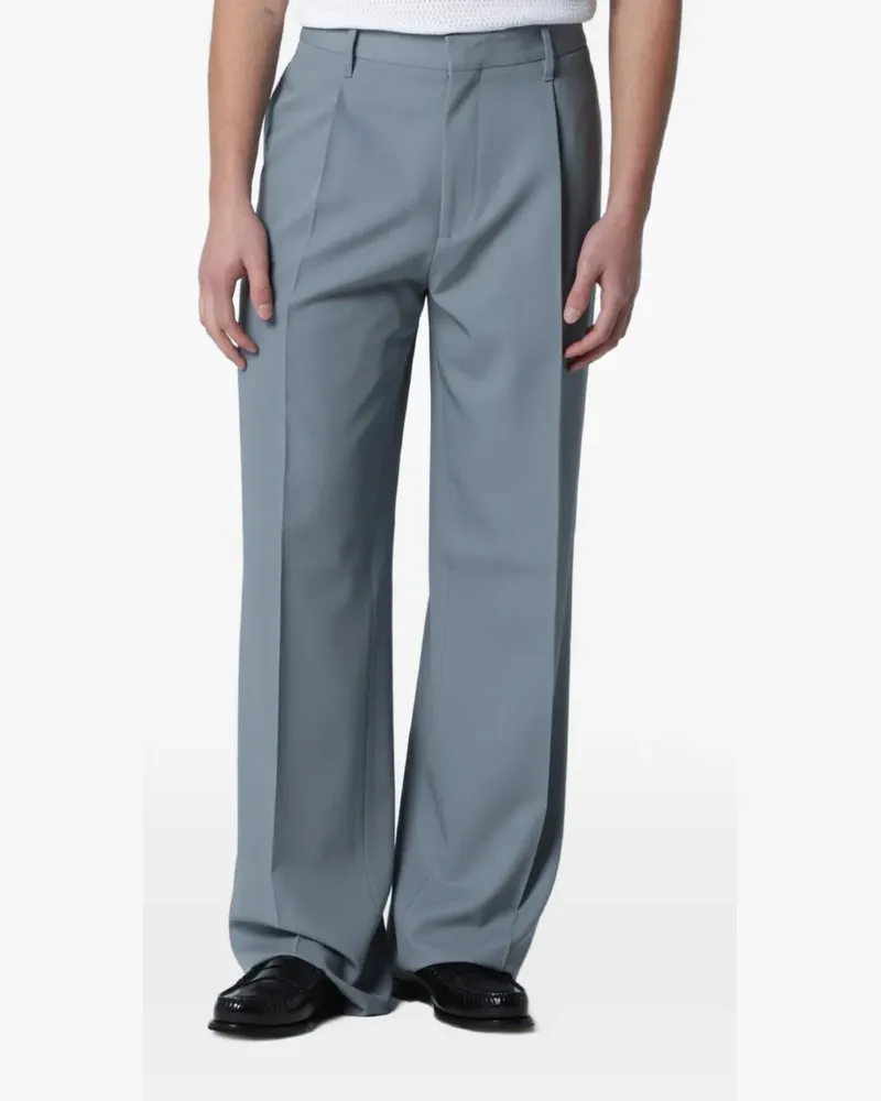 LARDINI Plissierte Hose - Grau Grau