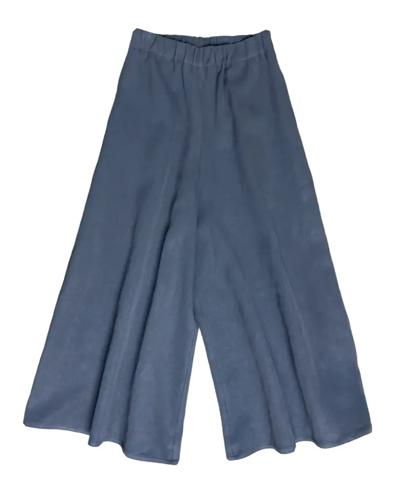 Dušan Gaucho elasticated-waist cropped trousers - Blau Blau