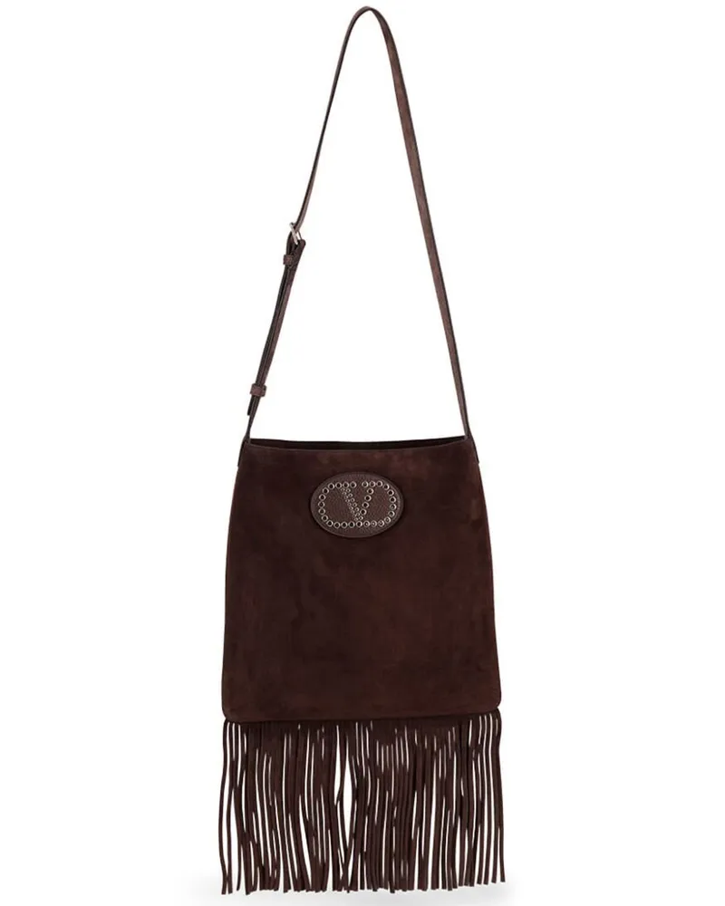 Valentino Garavani Nelcôte Schultertasche - Braun Braun