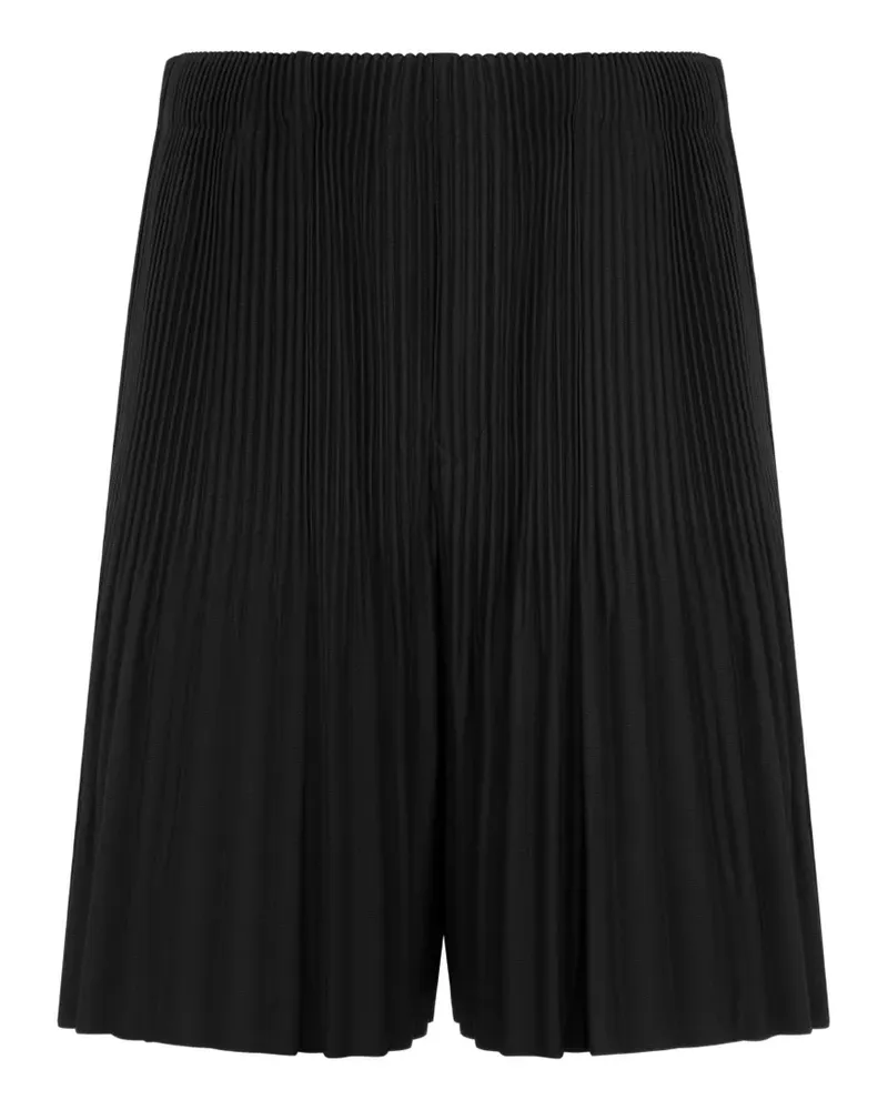 Issey Miyake Shorts mit Bundfalten - Schwarz Schwarz