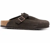 Boston Mules aus Wildleder - Braun