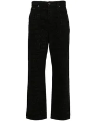 ksubi Halbhohe Anti K Heroism Straight-Leg-Jeans Schwarz