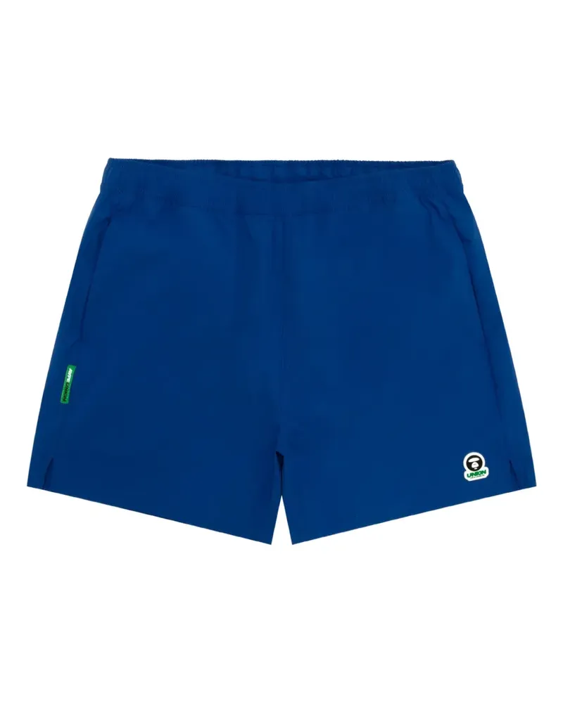 BAPE Shorts mit Logo-Detail - Blau Blau