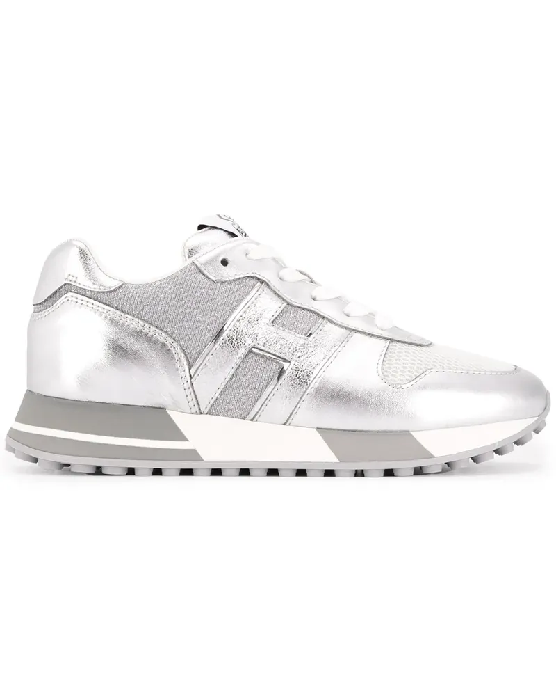 Hogan Sneakers mit Metallic-Einsätzen - Silber Silber