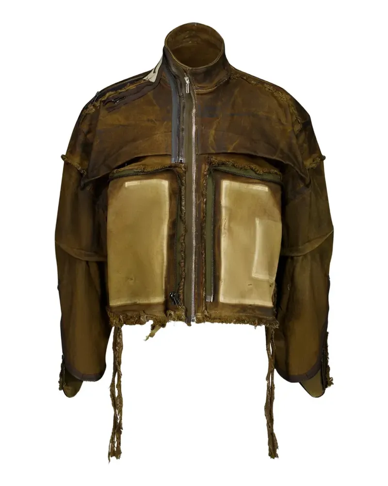 OTTOLINGER Cropped-Jacke aus Denim - Grün Grün