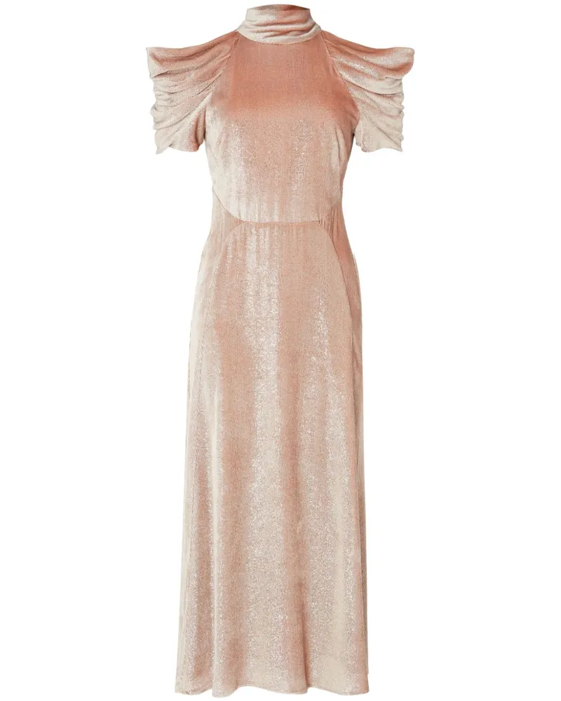 Temperley London Larisa Cocktail Midikleid - Rosa Rosa