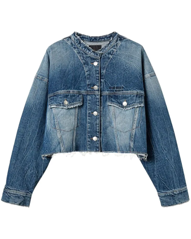Twin-Set Klassische Jeansjacke - Blau Blau