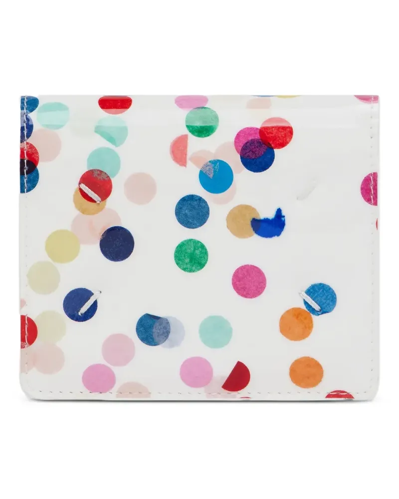 Maison Margiela confetti-print Clip wallet - Weiß Weiß