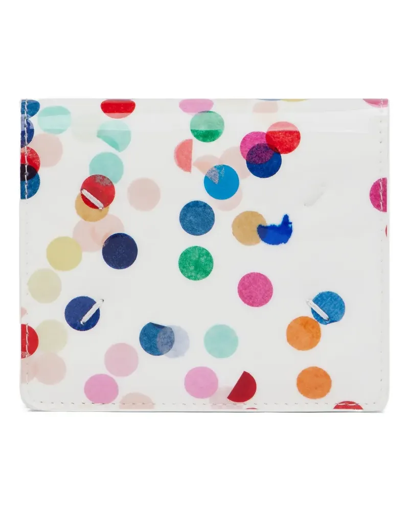 Maison Margiela confetti-print Clip wallet - Weiß Weiß