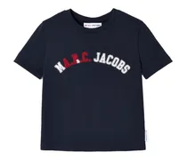 T-Shirt mit Logo-Print - Blau