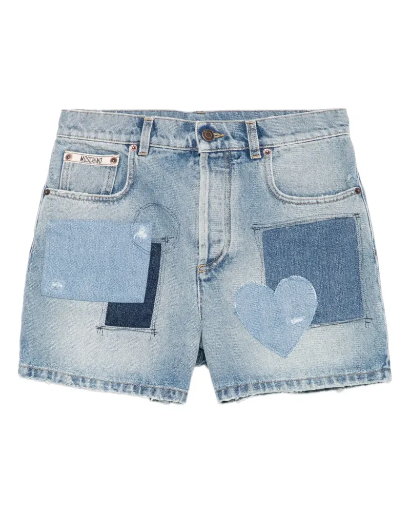 Moschino Jeans-Shorts im Patchwork-Look - Blau Blau