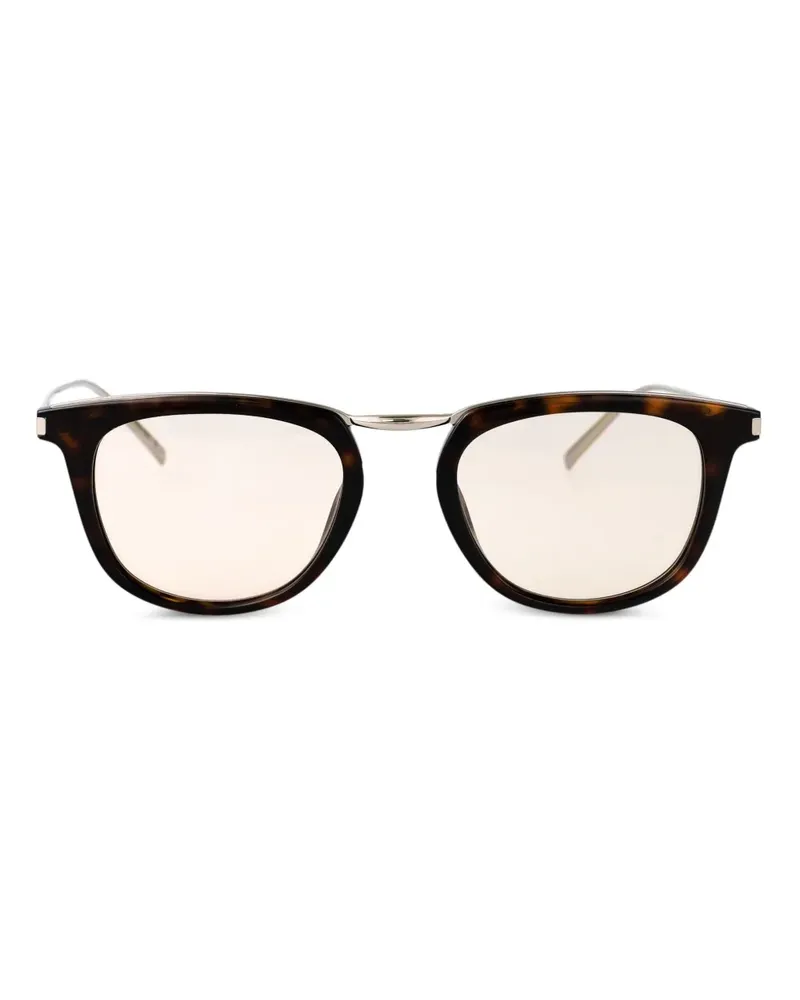 Saint Laurent SL753 Brille mit eckigem Gestell - Braun Braun