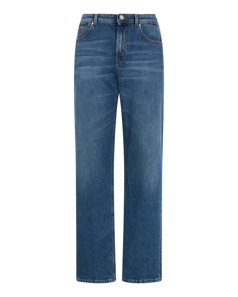 Billionaire Jeans mit Knopfverschluss - Blau Blau