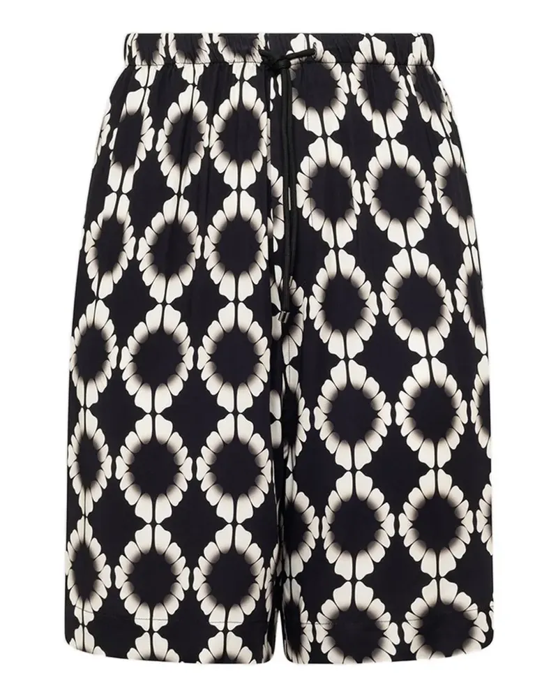 Laneus Badeshorts mit Kordelzug - Schwarz Schwarz