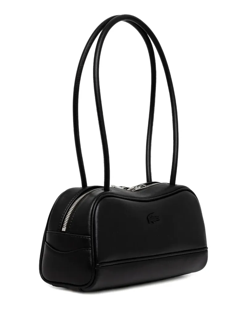 Lacoste Lora Schultertasche mit Reißverschluss - Schwarz Schwarz