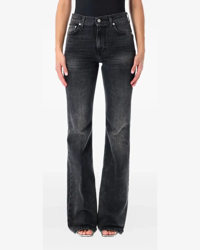 Haikure Flora authentic wash jeans - Schwarz Schwarz