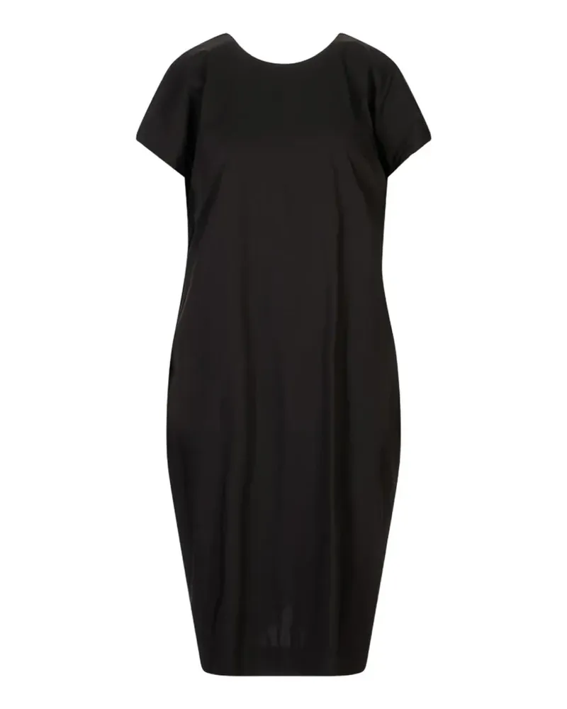 MEIMEIJ twist-detail scoop-neck dress - Schwarz Schwarz