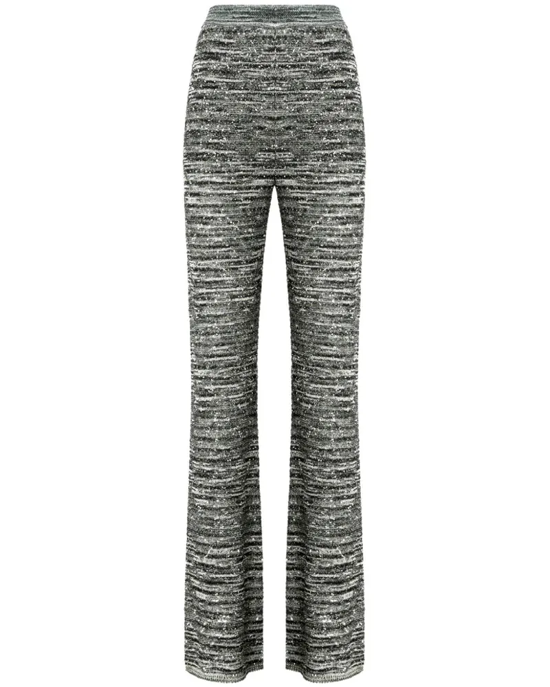 Missoni Schlaghose mit Pailletten - Grün Grün
