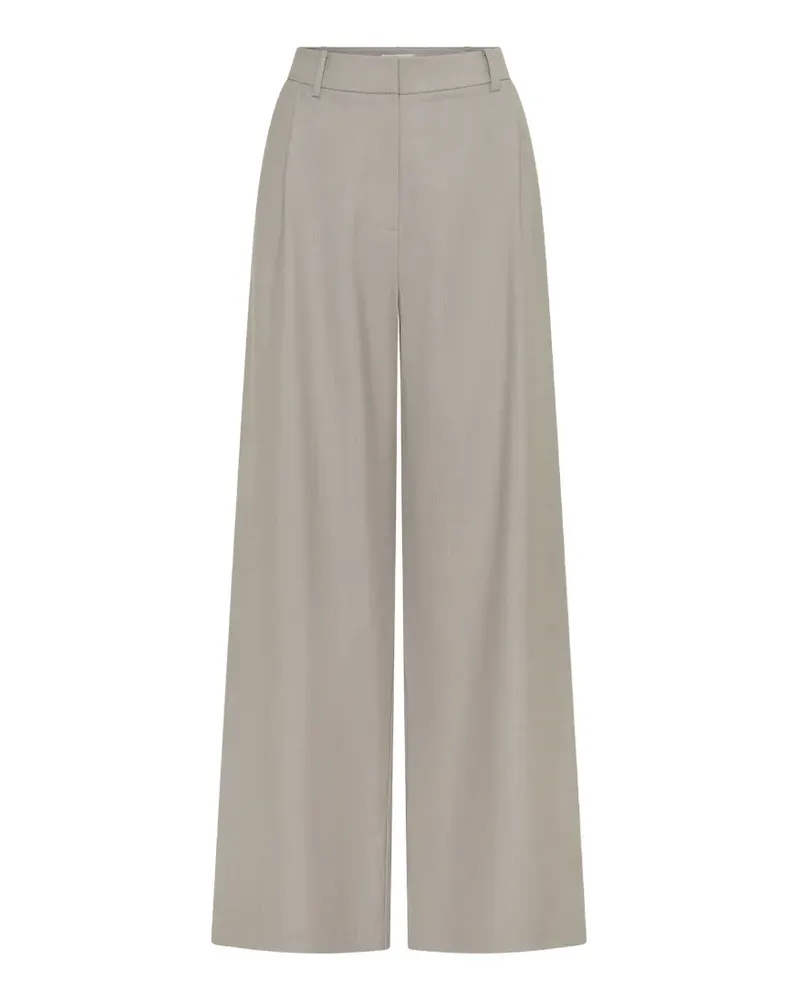 Anna Quan Weber pleated trousers - Grau Grau