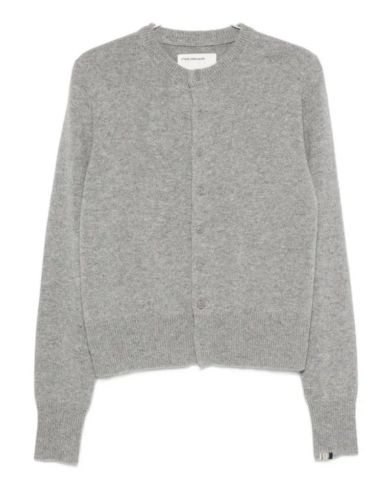 extreme cashmere Little Lamb cardigan - Grau Grau