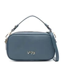 V°73 logo-lettering cross body bag Blau