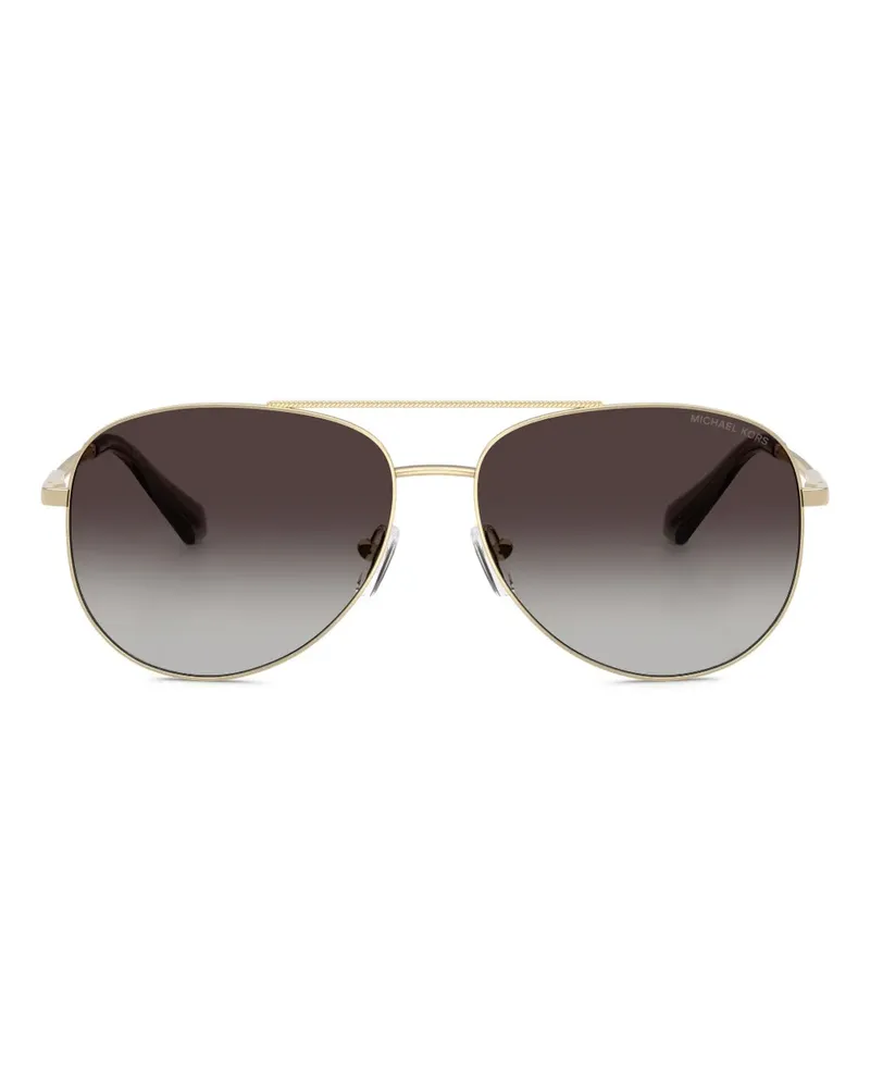 Michael Kors Sonnenbrille mit Metallgestell - Gold Gold