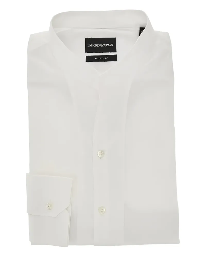 Emporio Armani Klassisches Hemd - Weiß Weiß