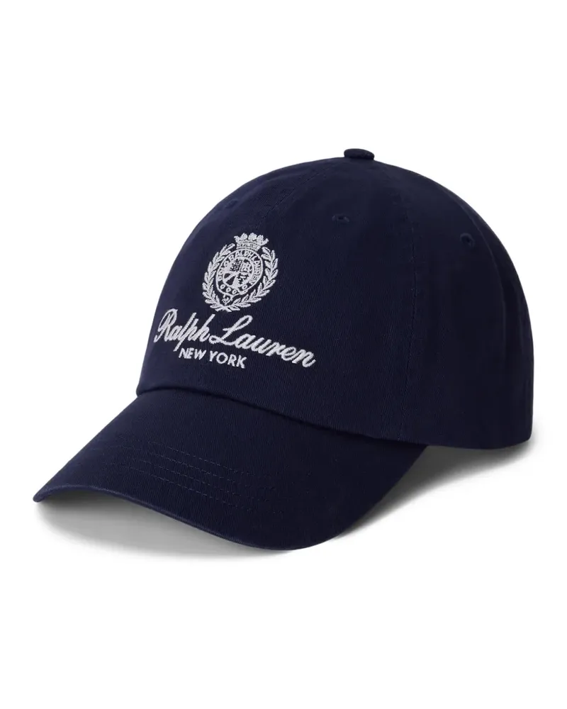 Ralph Lauren Baseballkappe mit Logo-Stickerei - Blau Blau