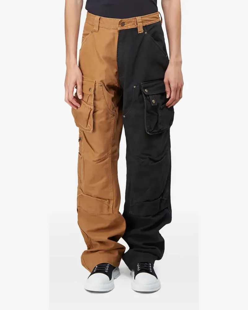 (di)vision Zweifarbige Cargohose - Beige Beige