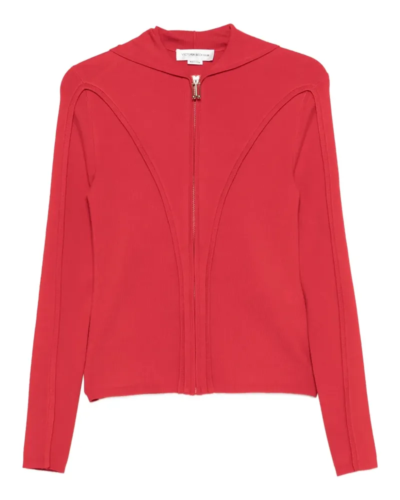 Victoria Beckham Cardigan mit Einsätzen - Rot Rot