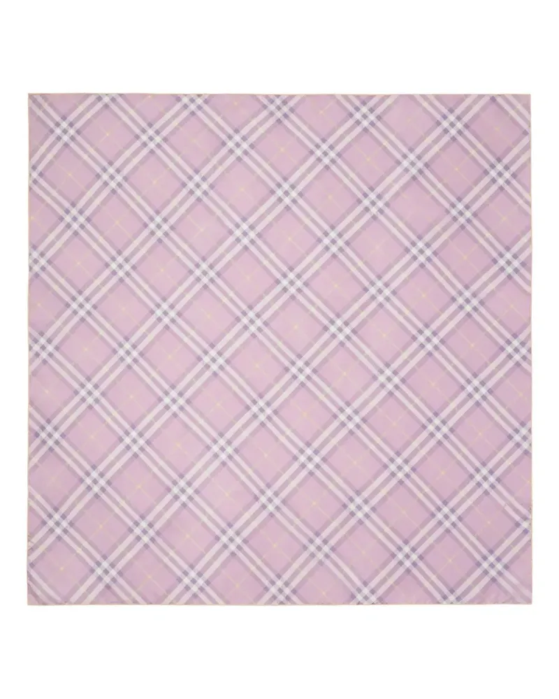 Burberry Karierter Schal - Rosa Rosa