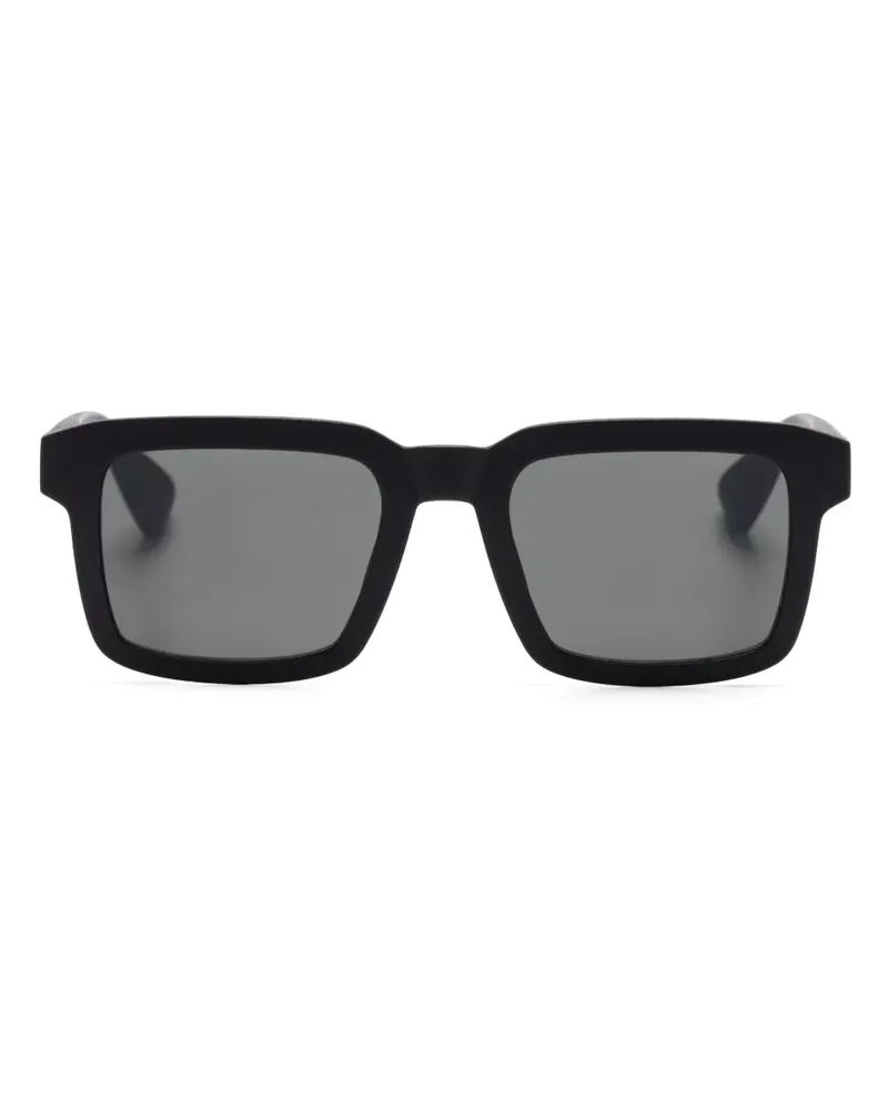 Mykita Neven Sonnenbrille mit eckigem Gestell - Schwarz Schwarz