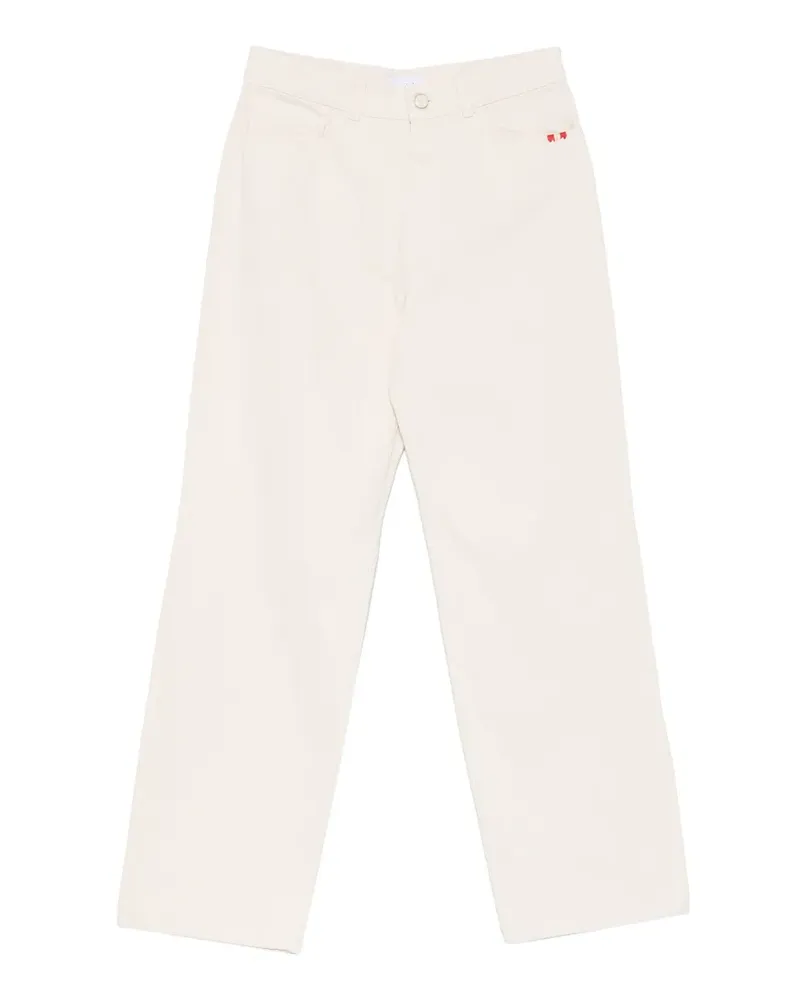 Amish zip-up straight-leg jeans - Nude Nude