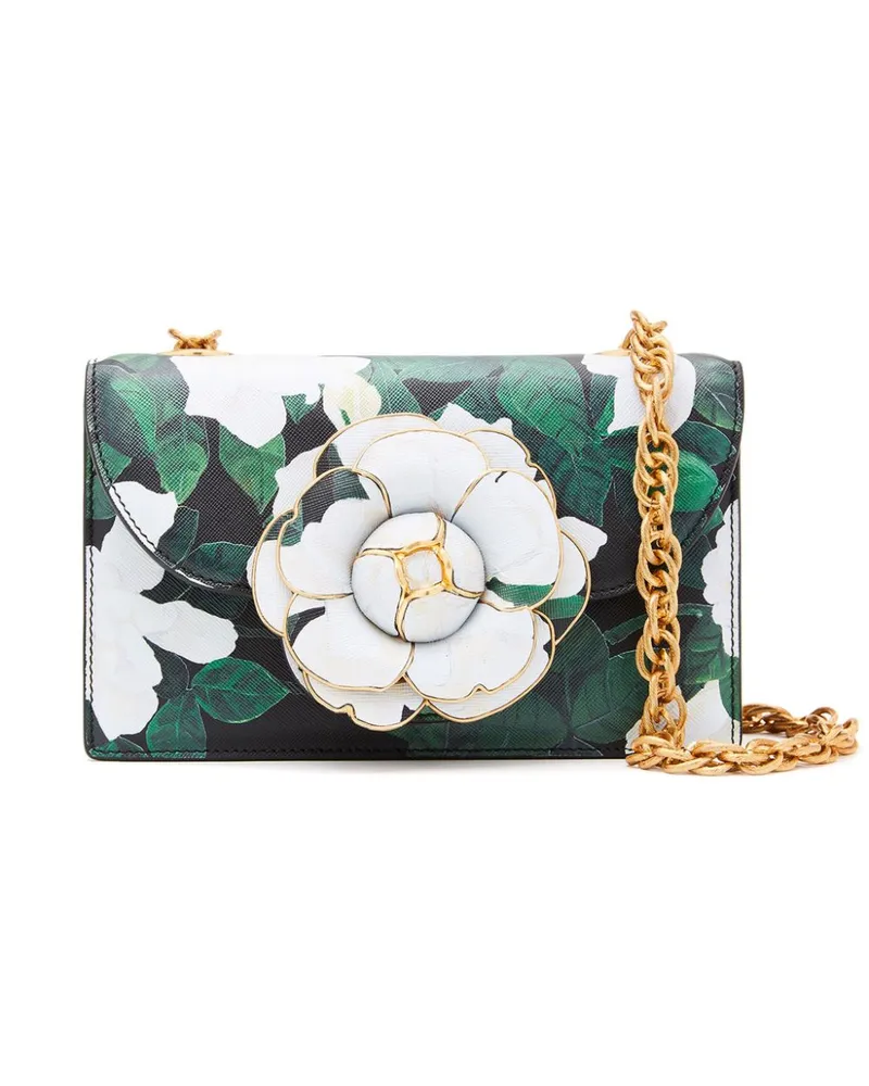 Oscar de la Renta Tro Gardenia Tasche Grün