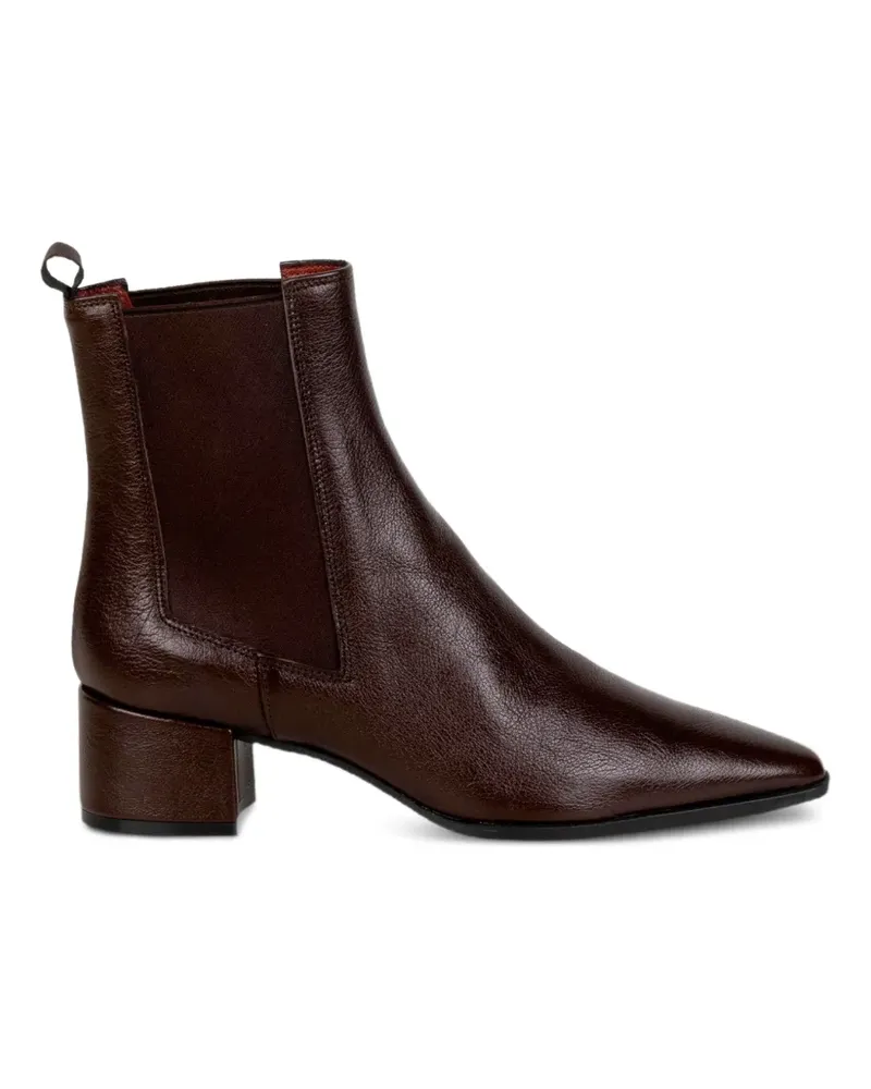 FESTA Milano Chelsea-Boots mit spitzer Kappe - Braun Braun