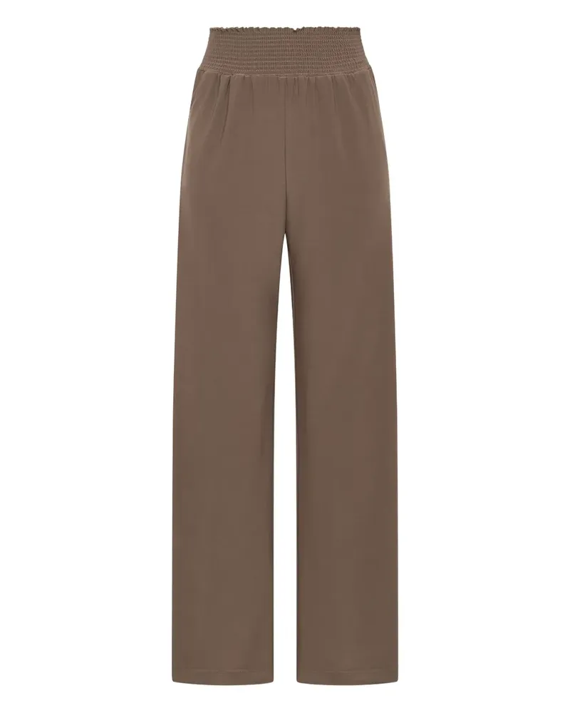 Maliparmi Hose mit elastischem Bund - Braun Braun