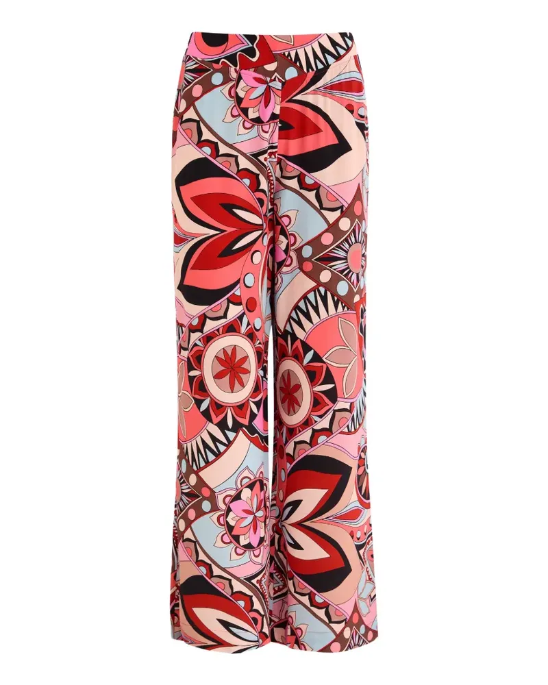 RIXO Aubree Hose mit Wirbel-Print - Rosa Rosa