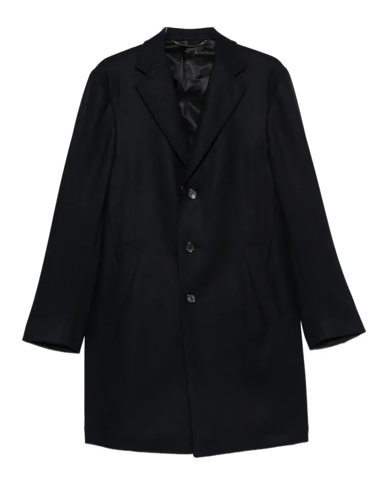 Canali Einreihiger Mantel - Blau Blau