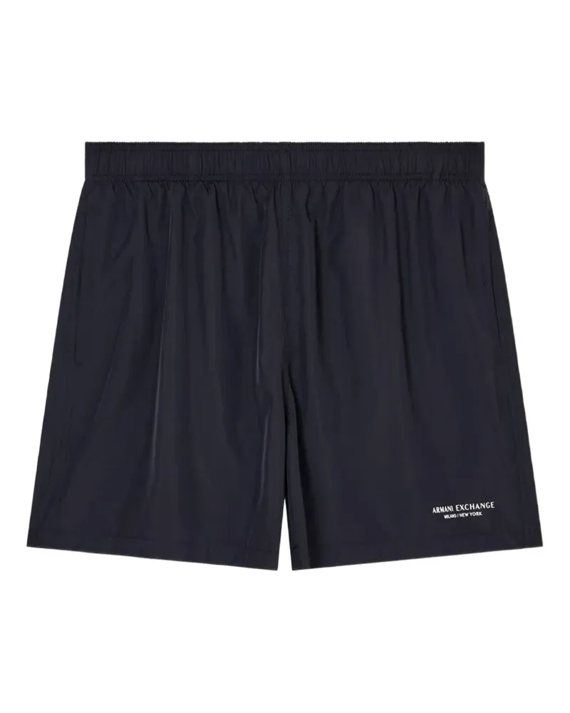 Armani Exchange elasticated swim boxers - Blau Blau