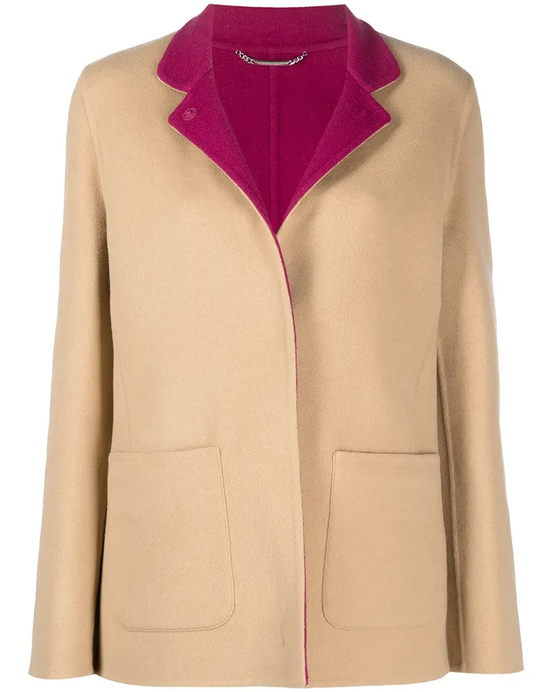 Alberta Ferretti Wendbarer Mantel - Nude Nude