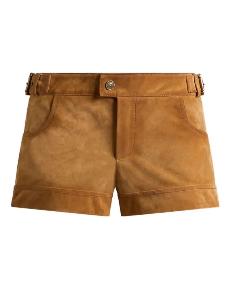 Etro Shorts aus Wildleder - Braun Braun